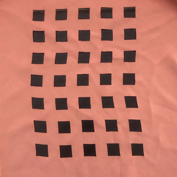 S-Twelve Large Peach Blouse - Picture 6 of 8